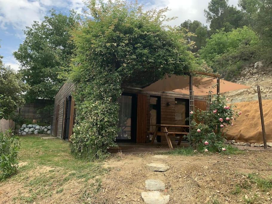 Maison En Bois A Entrechaux Zewnętrze zdjęcie